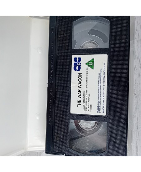 THE WAR WAGON VHS TAPE - RARE RETRO MOVIE SERIES