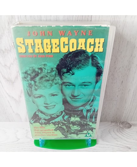 STAGE COACH JOHN WAYNE VHS TAPE - RARE RETRO MOVIE SERIES