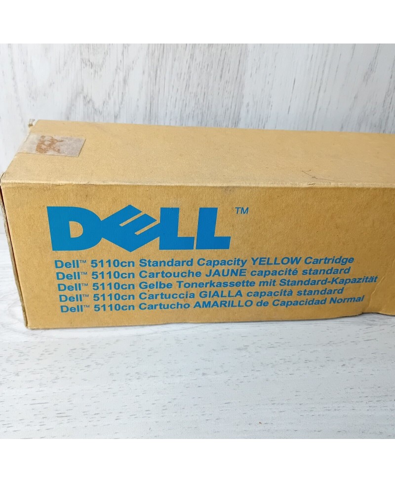 DELL 5510CN YELLOW TONER CARTRIDGE - NEW IN BOX INK