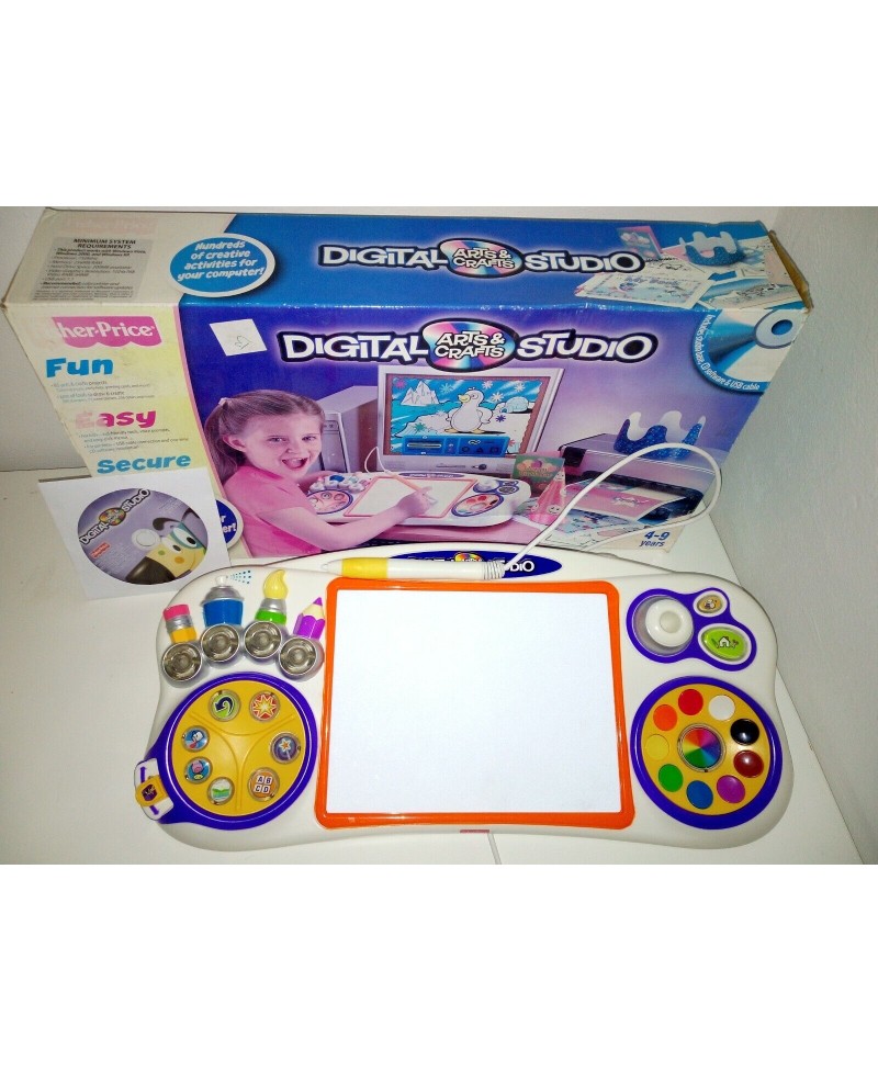 FISHER PRICE DIGITAL ARTS & CRAFTS STUDIO - OPENED BUT NEVER USED