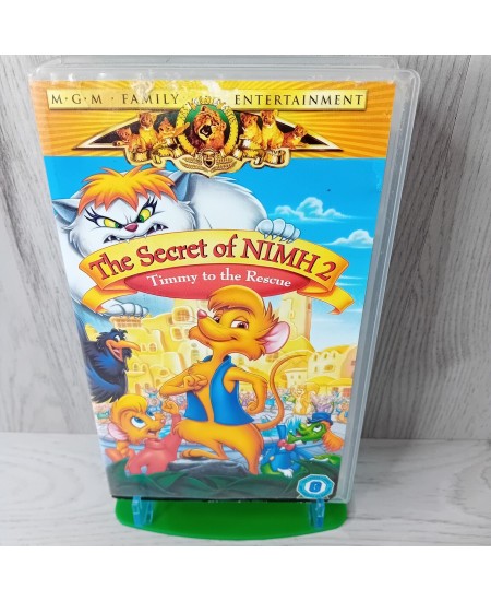 THE SECRET OF NIMH 2 VHS TAPE -RARE RETRO MOVIE SERIES VINTAGE