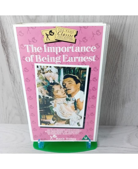 THE IMPORTANCE OF BEING EARNEST VHS TAPE -RARE RETRO MOVIE SERIES VINTAGE