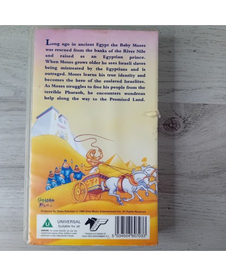 A TALE OF EGYPT VHS TAPE -RARE RETRO MOVIE SERIES VINTAGE KIDS STORY