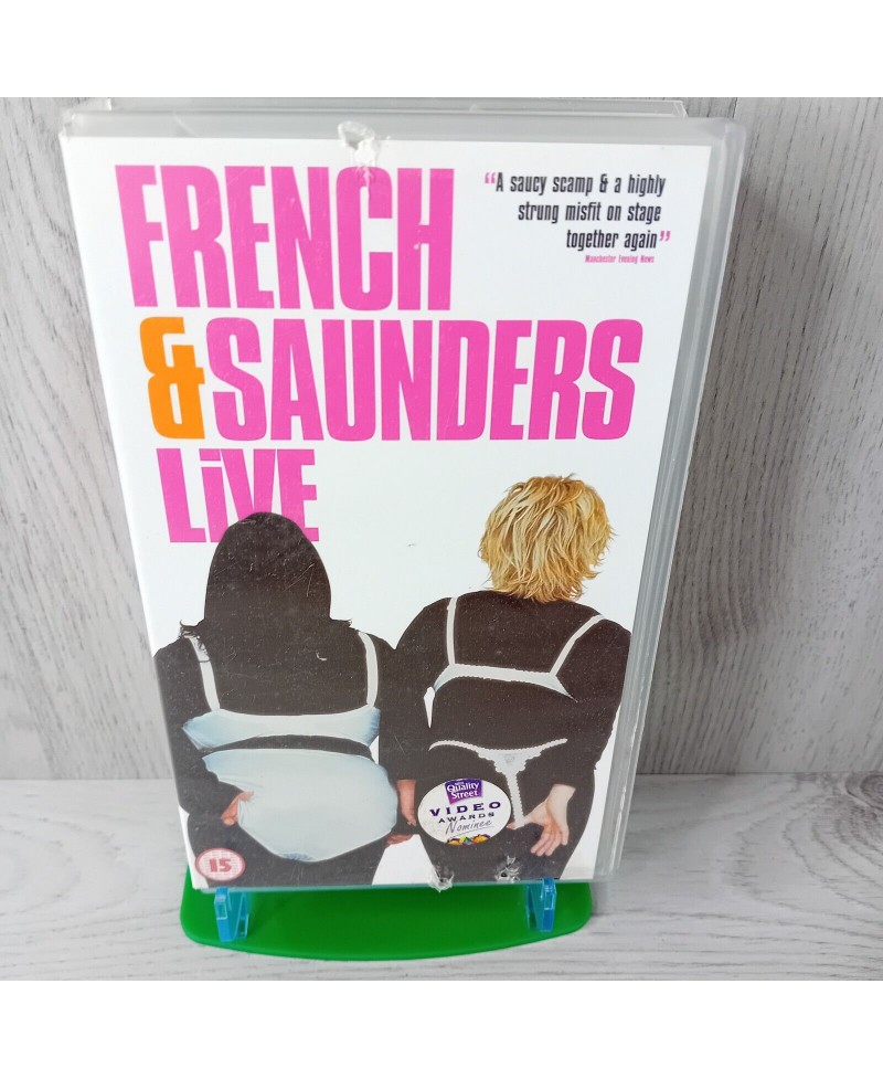 FRENCH & SAUNDERS LIVE VHS TAPE -RARE RETRO MOVIE SERIES VINTAGE COMEDY