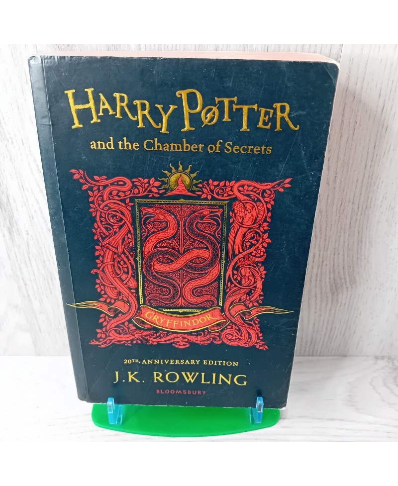 HARRY POTTER & THE CHAMBER OF SECRETS BOOK 20TH ANNIVERSARY EDITION J.K ROWLING