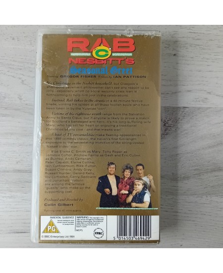 RAB C NESSBITTS SEASONAL GREET VHS TAPE -RARE RETRO MOVIE SERIES VINTAGE COMEDY