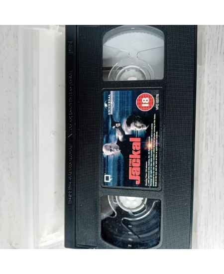 THE JACKAL VHS TAPE -RARE RETRO MOVIE SERIES VINTAGE