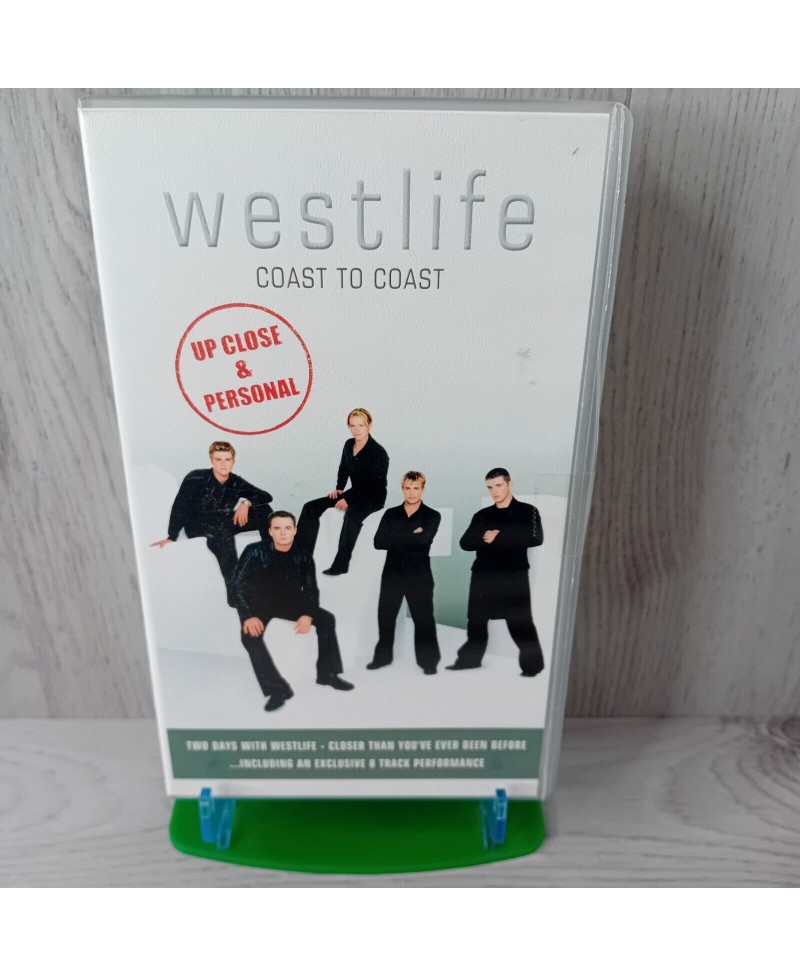 WESTLIFE COAST TO COAST VHS TAPE -RARE RETRO MOVIE SERIES VINTAGE 2000