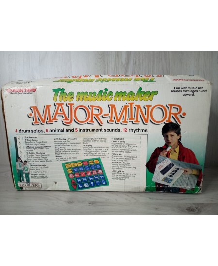 GRANDSTAND THE MUSIC MAKER MAJOR MINOR 1986 - RARE NEW IN BOX VINTAGE TOY