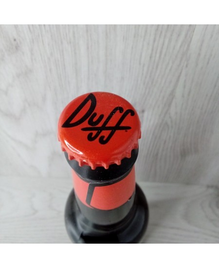 DUFF BEER BOTTLE FROM 2009 - VERY RARE ONLY 1 ON EBAY - RETRO SIMPSONS GENUINE