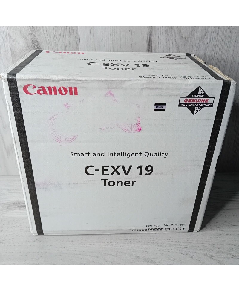 CANON GENUINE C-EXV 19 BLACK TONER IMAGEPRESS C1 C1+ - PRINTER INK NEW