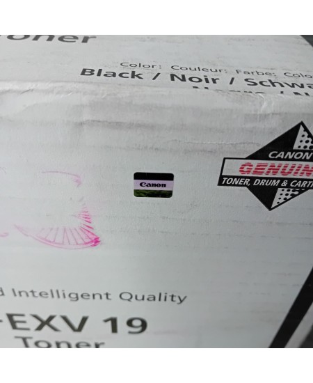 CANON GENUINE C-EXV 19 BLACK TONER IMAGEPRESS C1 C1+ - PRINTER INK NEW