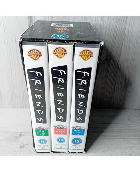 FRIENDS SERIES 3 BOX 1 VHS TAPE BOXSET - RARE RETRO VIDEO SERIES