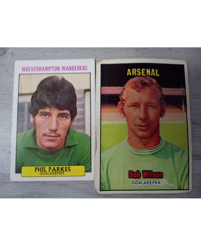 ABC FOOTBALL TRADING CARDS BUNDLE x 2 - 1971 RARE VINTAGE SOCCER