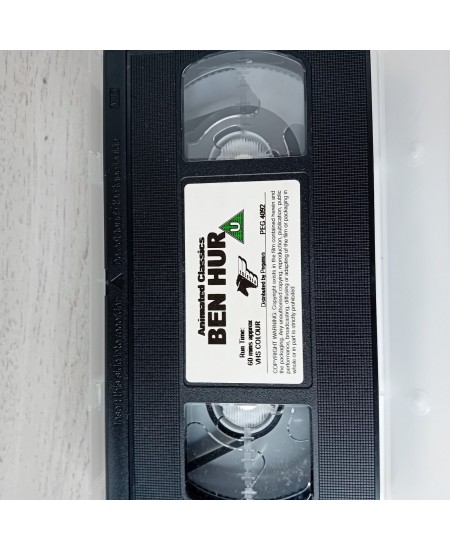 BEN HUR VHS TAPE -RARE RETRO MOVIE SERIES VINTAGE KIDS CLASSICS
