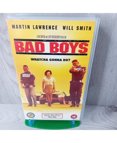 BAD BOYS VHS TAPE - RARE RETRO MOVIE SERIES VINTAGE