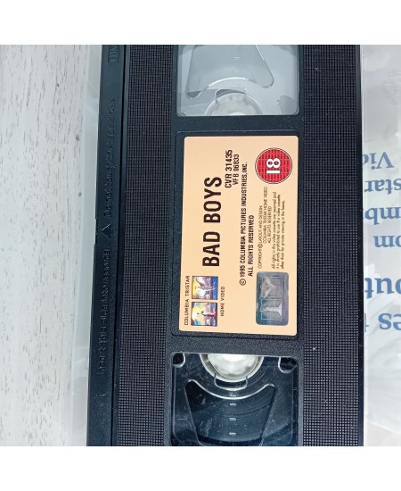 BAD BOYS VHS TAPE - RARE RETRO MOVIE SERIES VINTAGE