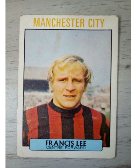 FRANCIS LEE MANCHESTER UNITED AB&C FOOTBALL TRADING CARD 1971 RARE VINTAGE