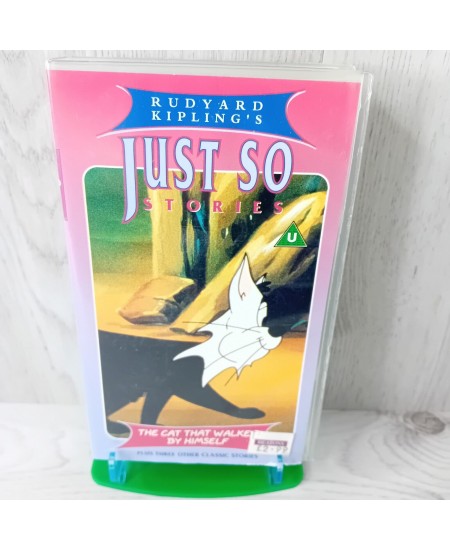 JUST SO STORIES THE CAT THAT WALKED HIMSELF VHS TAPE - RARE RETRO MOVIE SERIES