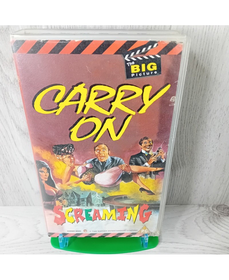 CARRY ON SCREAMING VHS TAPE - RARE RETRO MOVIE SERIES VINTAGE COMEDY