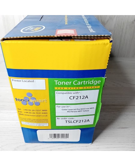 TONER SMART TONER CARTRIDGE YELLOW INK COMPATIBLE FOR LASERJET PRO M251 NW CF212