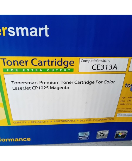 TONER SMART TONER CARTRIDGE MAGENTA INK COMPATIBLE WITH LASERJET CP1025 CE313A