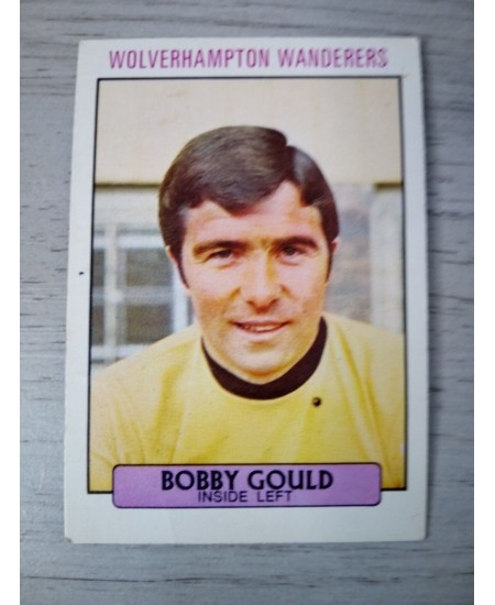 BOBBY GOULD WOLVES AB&C FOOTBALL TRADING CARD 1971 RARE VINTAGE