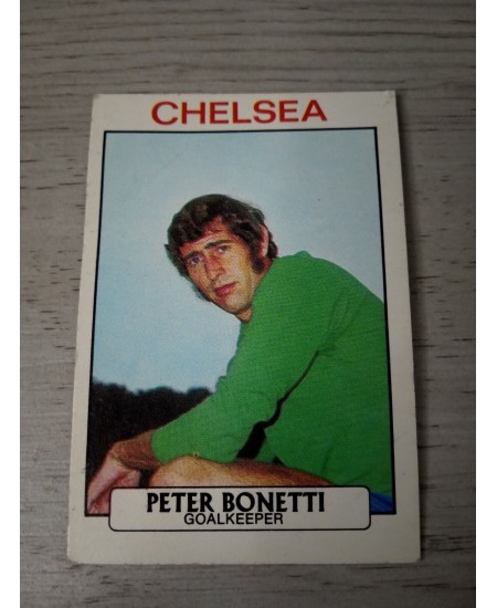 PETER BONETTI CHELSEA AB&C FOOTBALL TRADING CARD 1971 RARE VINTAGE