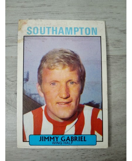 JIMMY GABRIEL SOUTHAMPTON AB&C FOOTBALL TRADING CARD 1971 RARE VINTAGE