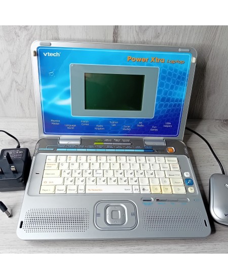 VTECH POWER XTRA LAPTOP - LEARNING KIDS COMPUTER - VERY RARE