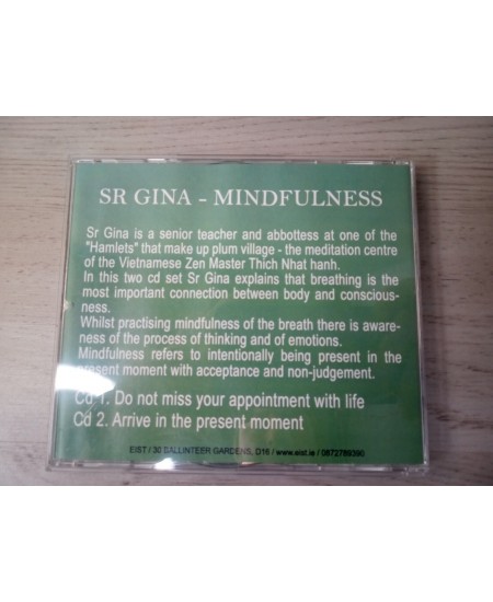 SR GINA MINDFULNESS CD - MEDITATION POSITIVE ENERGY AUDIO CD HEALING - 2 DIS SET