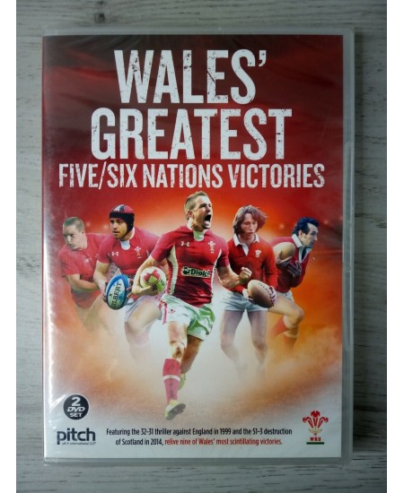 WALES GREATEST SIX NATIONS VICTORIES DVD - NEW FACTORY SEALED RARE RETRO BOXSET