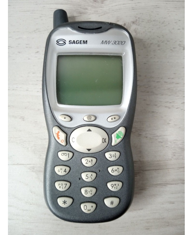 SAGEM MW 3020 MOBILE PHONE - RETRO VINTAGE VERY RARE - SPARES OR REPAIRS