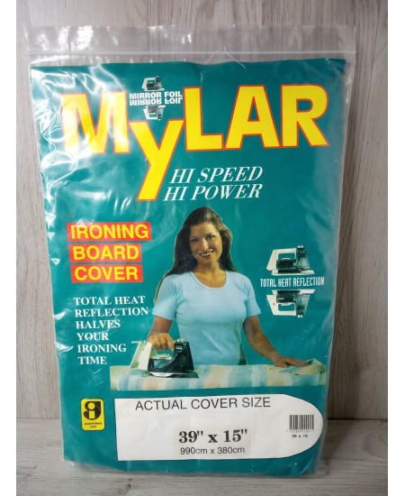MYLAR IRONING BOARD COVER MIRROR FOIL - NEW RETRO VINTAGE HOUSEHOLD ITEM LAUNDRY