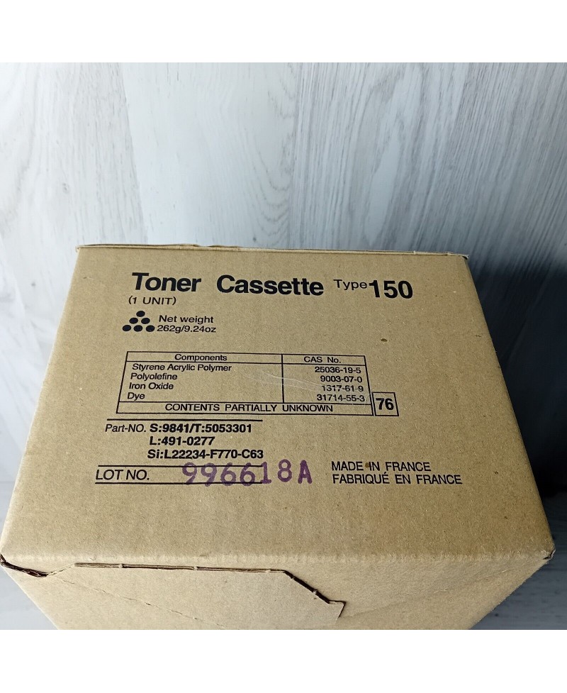 TONER CASSETTE 150 RICOH TONER CARTRIDGE - NEW IN BOX INK BLACK
