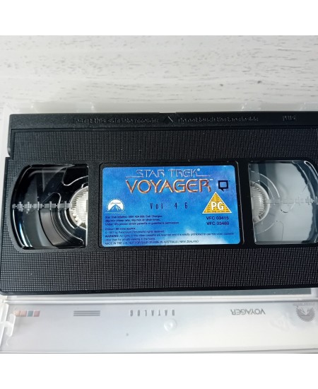 STAR TREK VOYAGER VOL 4.6 VHS TAPE - RARE SERIES MOVIE FILM SCI FI