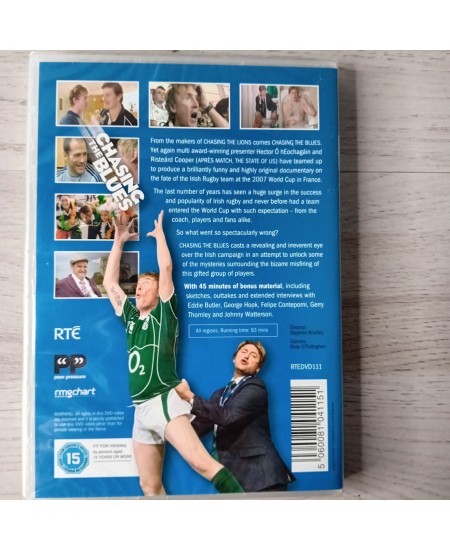CHASING THE BLUES RTE 2007 DVD - IRISH RUGBY RARE RETRO NEW & SEALED