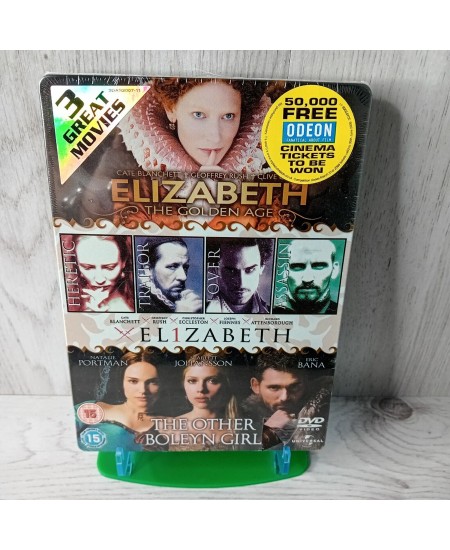 ELIZABETH 3 MOVIE SET DVD - RARE RETRO NEW & SEALED