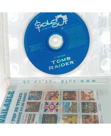 TOMB RAIDER PC CD ROM PC CD ROM GAME - RARE RETRO GAMING SOLD OUT