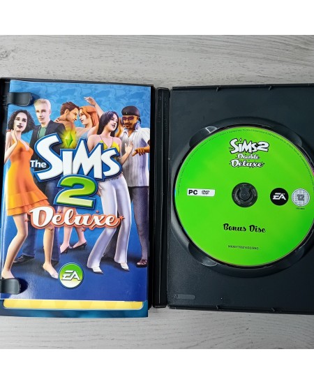 THE SIMS 2 DOUBLE DELUXE PC DVD ROM GAME - RARE RETRO GAMING BONUS DISC ONLY