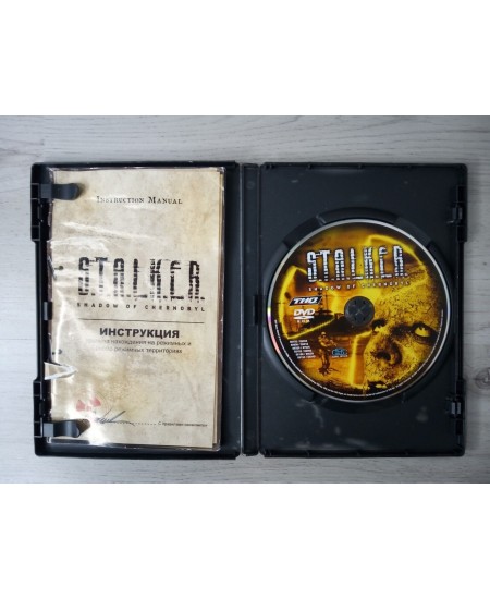 STALKER SHADOW OF CHERNOBYL PC DVD-ROM GAME - RETRO GAMING VINTAGE PC GAMER RARE