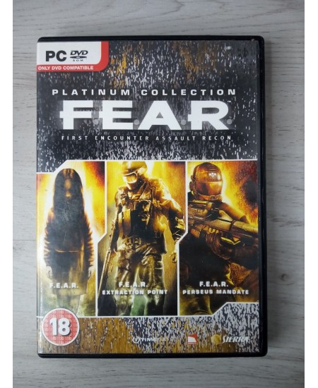 PLATINUM COLLECTION FEAR PC DVD ROM GAME - RETRO GAMING RARE VINTAGE