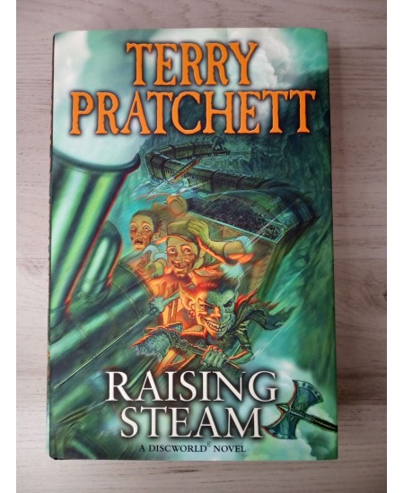 TERRY PRATCHETT RAISING STEAM A DISCWORLD NOVEL - RARE BOOK