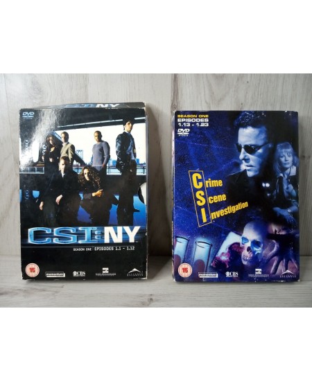 CSI NY DVDS 6 DISC DVD SET -VINTAGE RARE COLLECTORS DVD BOX SET RETRO SERIES