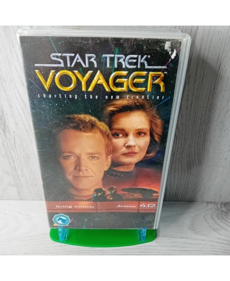 STAR TREK VOYAGER 4.12 VHS TAPE - RARE RETRO MOVIE SERIES