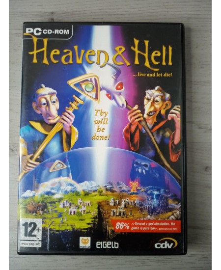 HEAVEN & HELL PC CD-ROM GAME - COLLECTABLE RETRO GAMING RARE VINTAGE