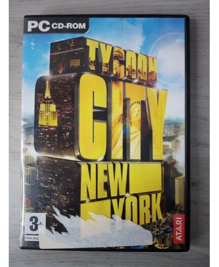 TYCOON CITY NEW YORK ATARI PC CD-ROM GAME COLLECTABLE RETRO GAMING RARE VINTAGE
