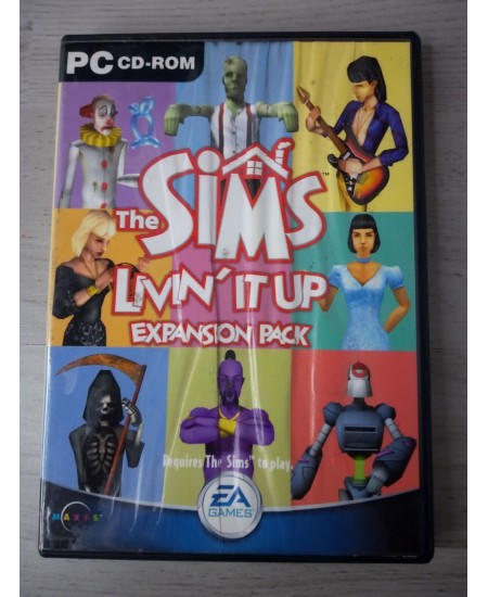 THE SIMS LIVIN IT UP PC CD-ROM GAME - COLLECTABLE RETRO GAMING RARE VINTAGE