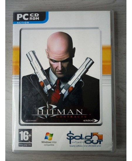HITMAN CONTRACTS PC CD-ROM GAME - COLLECTABLE RETRO GAMING RARE VINTAGE