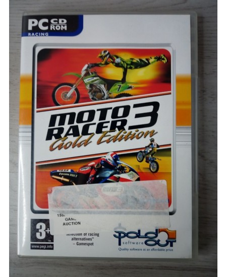 MOTO RACER 3 GOLD EDITION PC CD-ROM GAME - COLLECTABLE RETRO GAMING RARE VINTAGE